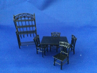 1/2" 5pc Metal Table Set